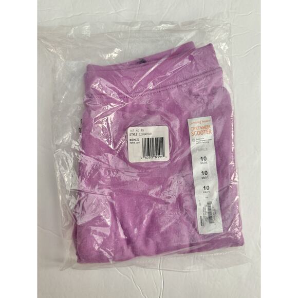 Jumping Beans Orchid Skyline Elastic Waist Essential Skater Skort Skirt Size 10 - Picture 2 of 3